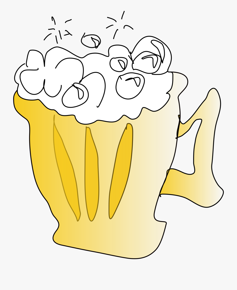 Clipart Cool Foamy Beer - Minum Bir Bintang Animasi, Transparent Clipart