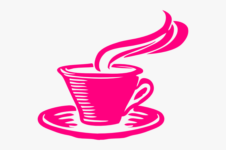 Pink Clipart Coffee Cup - Cup Of Tea Clip Art Png, Transparent Clipart