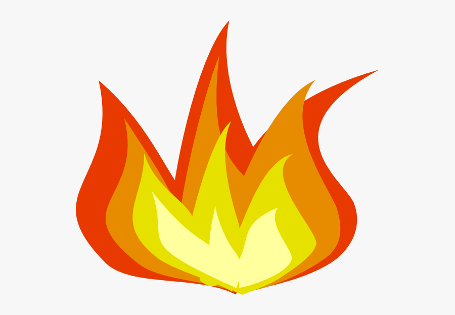 Rocket Flame Clipart - Transparent Background Flame Clipart, Transparent Clipart