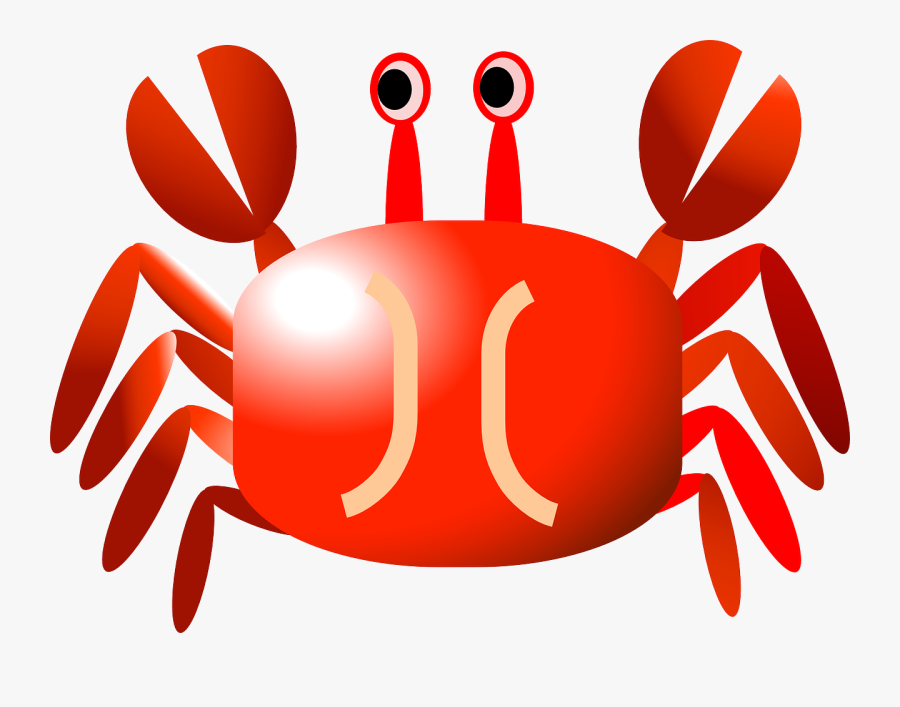 Crab - Crab Cartoon, Transparent Clipart