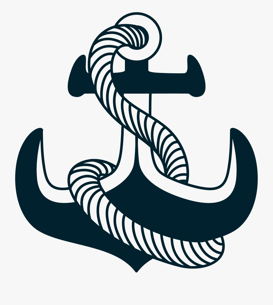 Rope Royalty-free Anchor Clip Art - Ancora Com Corda Png, Transparent Clipart