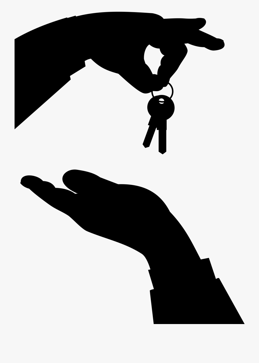 Hands Dangling Keys Silhouette Icons Png - Dangling Keys, Transparent Clipart