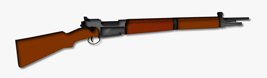 Gun Clipart Long Gun - Guns Second World War, Transparent Clipart