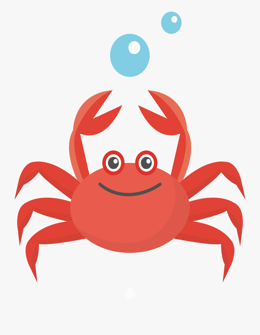 Clip Art Drawing Crabs Cartoon - Crab Illustration Png, Transparent Clipart