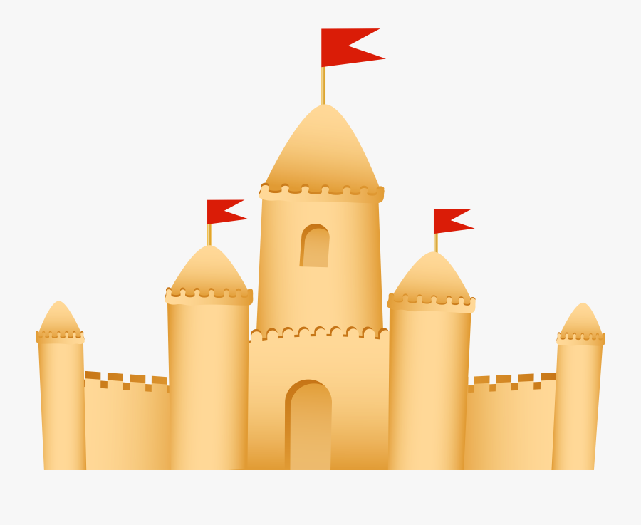 Transparent Castle Clipart - Sand Castle Clipart Transparent Background, Transparent Clipart