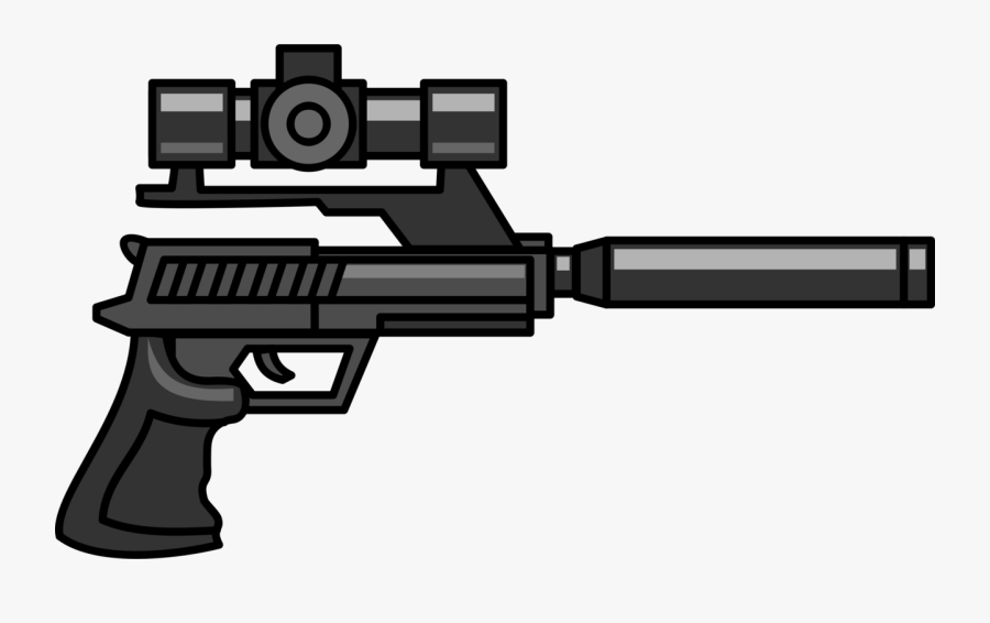 Firearm Sniper Rifle Pistol Gun Silencer - Sniper Rifle Art Transparent, Transparent Clipart