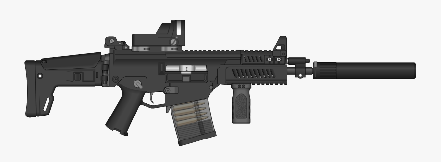 Assault Rifle Clipart Png Image - Assault Rifle Png, Transparent Clipart