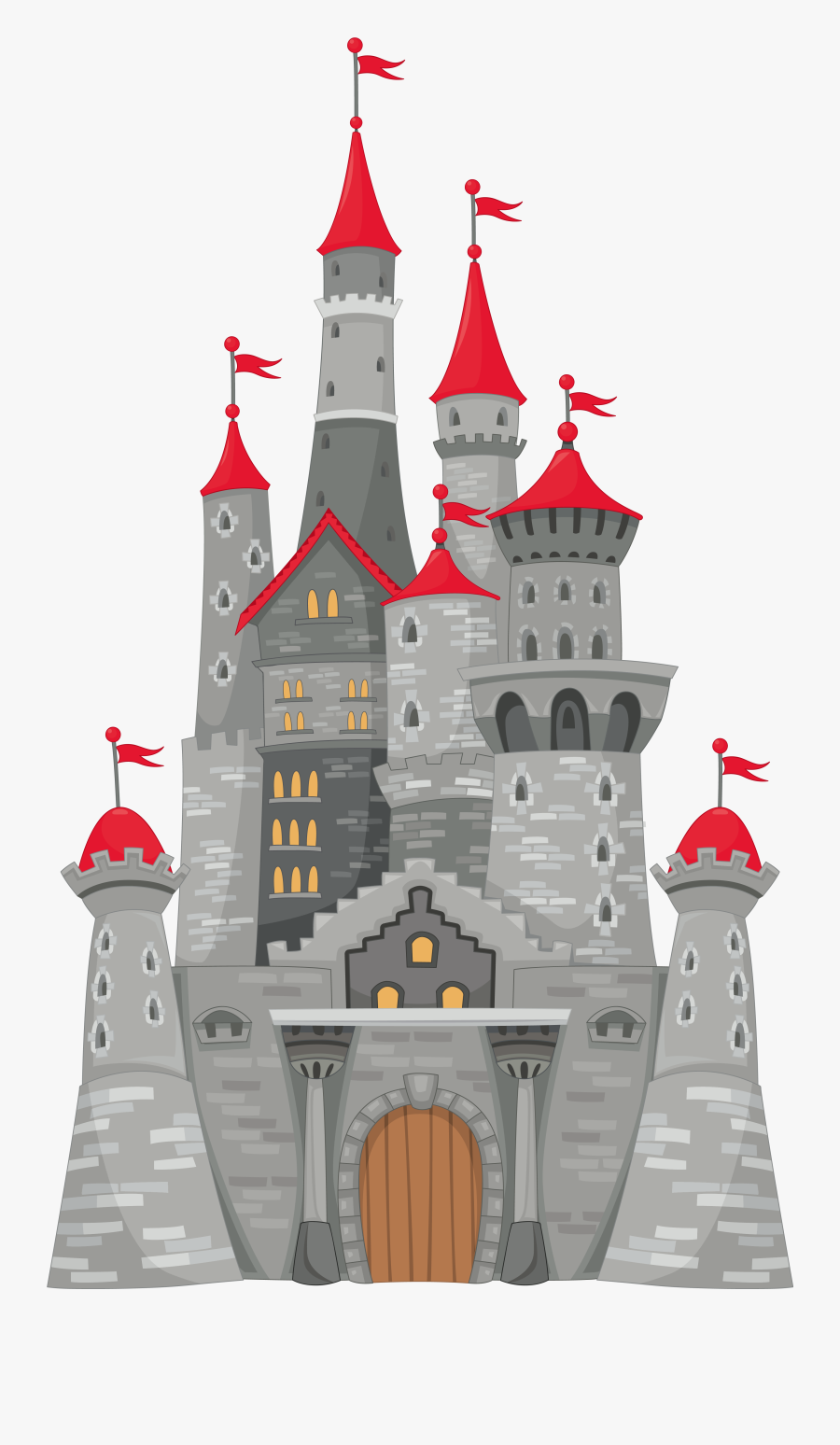 Castle Clipart High Resolution Pencil And In Color - Castle Clipart Transparent Background, Transparent Clipart