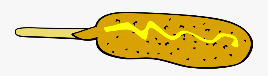 Clip Art Corn Dogs Clipart - Corn Dog Cartoon Png, Transparent Clipart