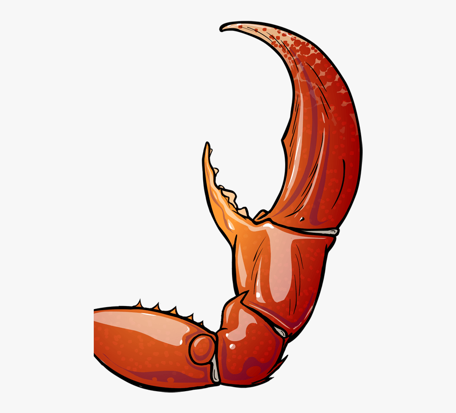 Crab Clipart Red Animal - Crab Claw Clipart, Transparent Clipart