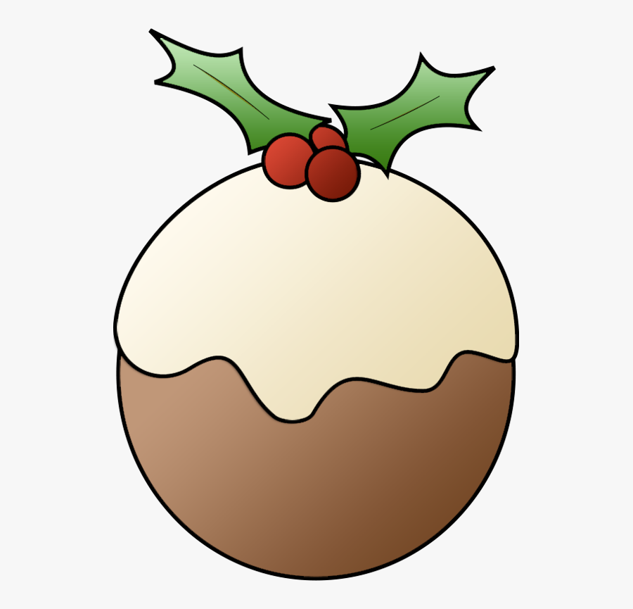 Clip Art Christmas Lunch Clipart - Christmas Pudding Clipart, Transparent Clipart