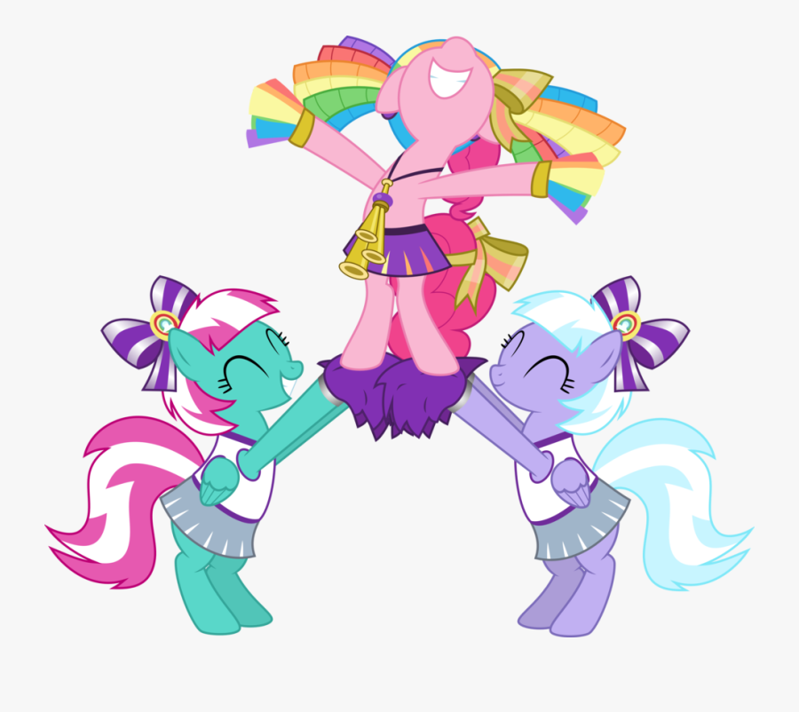 Banner Transparent Stock Cheerleading Clipart Human - Mlp Pinkie Pie Cheerleader, Transparent Clipart