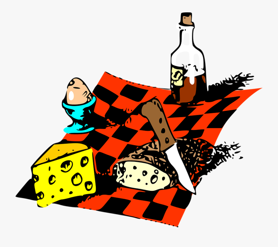 Picnic Food Svg Clip Arts - Picnic Invitation Banner Template, Transparent Clipart