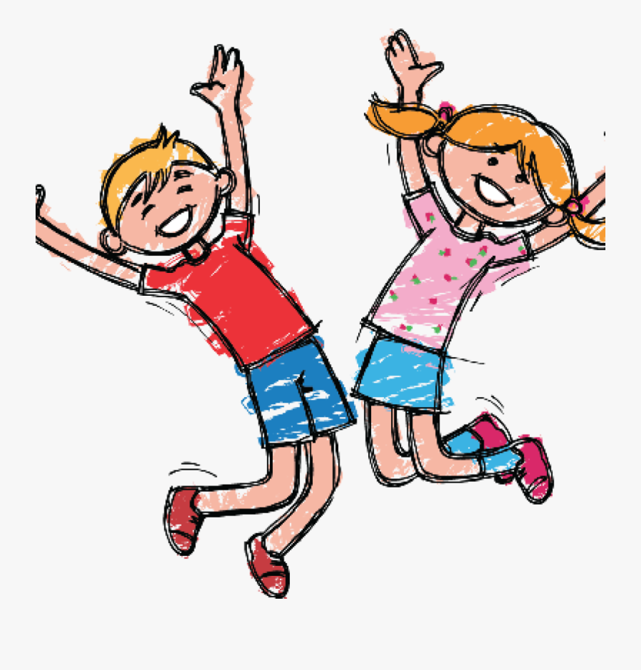 Transparent Happy Kid Png - Girl And Boy Clipart Png, Transparent Clipart