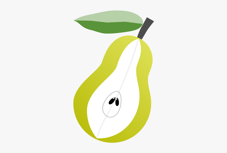 Peer Fruit Svg Clip Arts - Päärynän Siemen, Transparent Clipart