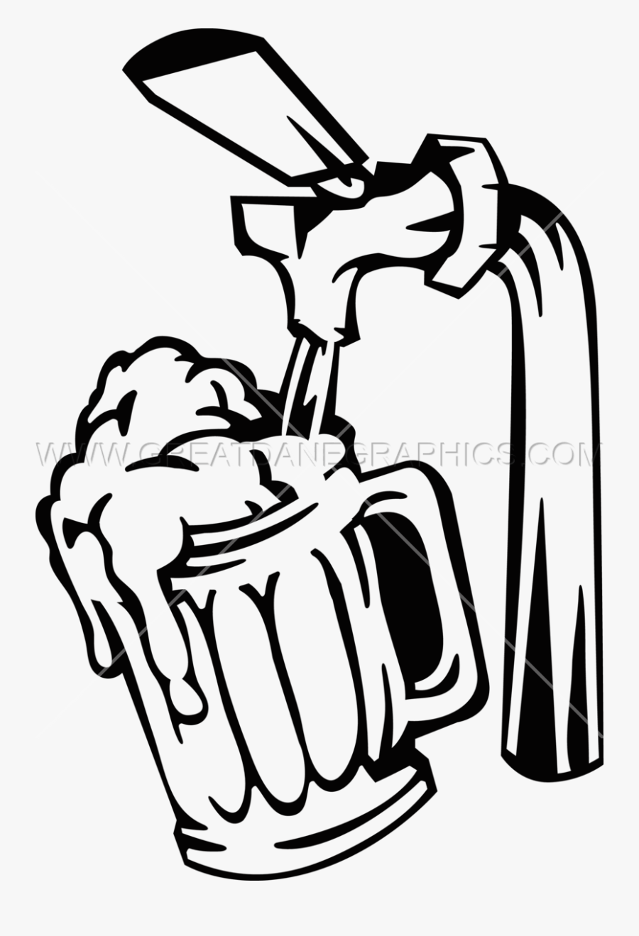 Beer Tap Drawing At Getdrawings - Beer Taps Clipart, Transparent Clipart