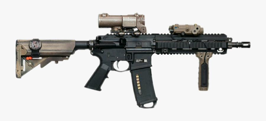 Airsoft M4, Transparent Clipart