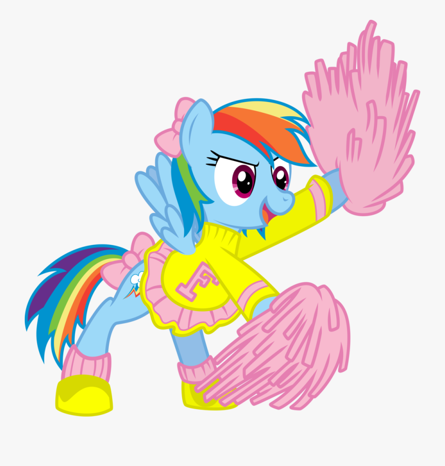 Graphic Free Stock Cheerleaders Drawing Dress - My Little Pony Cheerleader, Transparent Clipart
