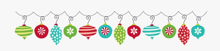 Christmas Ornament Banner Clipart, Transparent Clipart