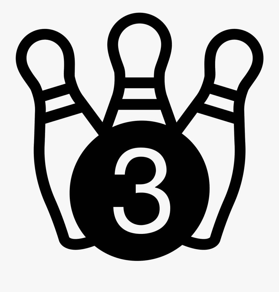 Bowling Turkey Filled图标 - Bowling Strike Shirt, Transparent Clipart