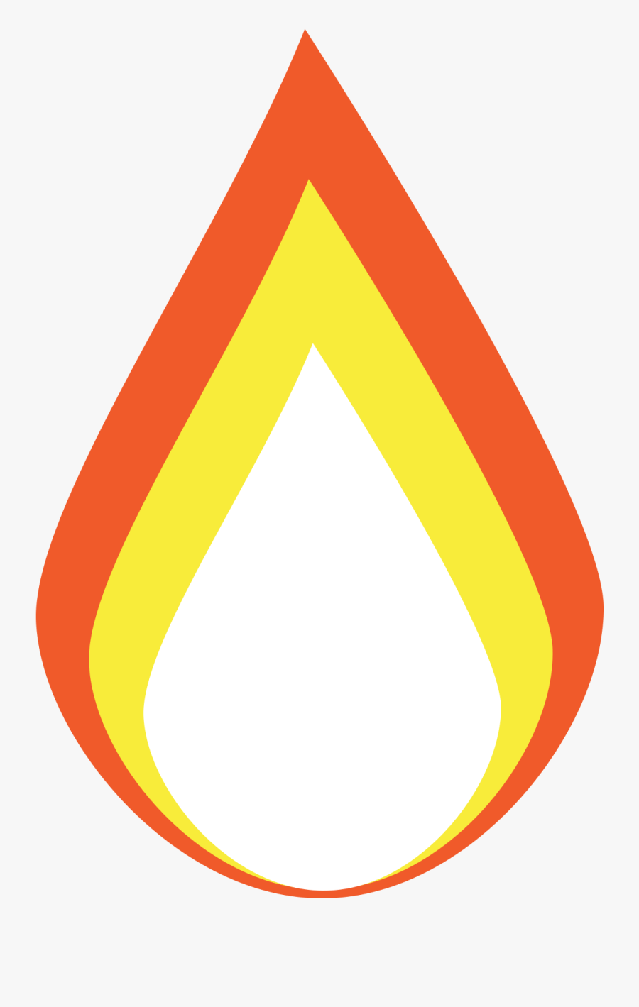 Fire Flame Png - Circle, Transparent Clipart