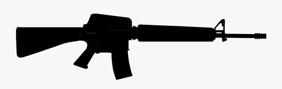 M16 Clipart - Canadian C7 Rifle, Transparent Clipart