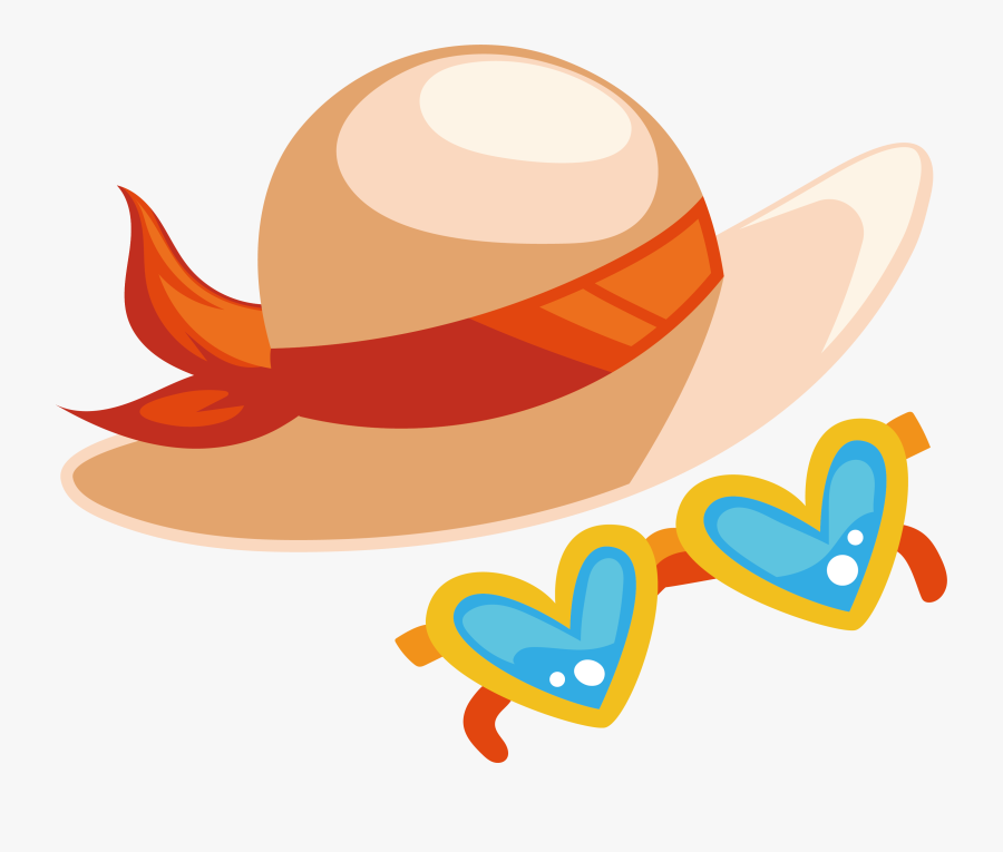 Download Hat Seaside Vacation Resort Sun Beach Clipart - Sun And Beach Png, Transparent Clipart