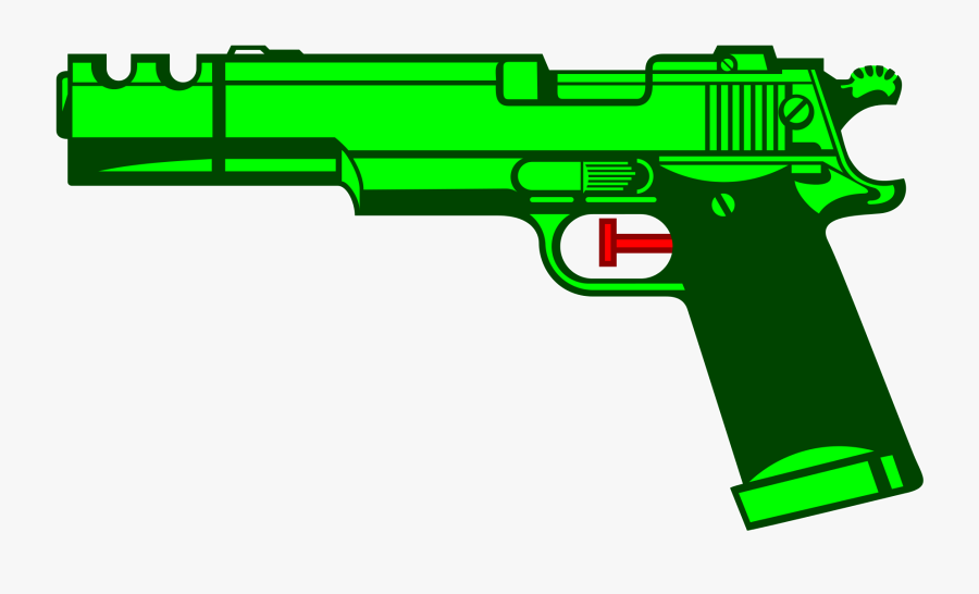 Silhouette Water Gun - Gun Clip Art, Transparent Clipart