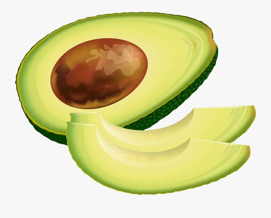 Fruit Clip Art - Avocado Clip Art Png, Transparent Clipart