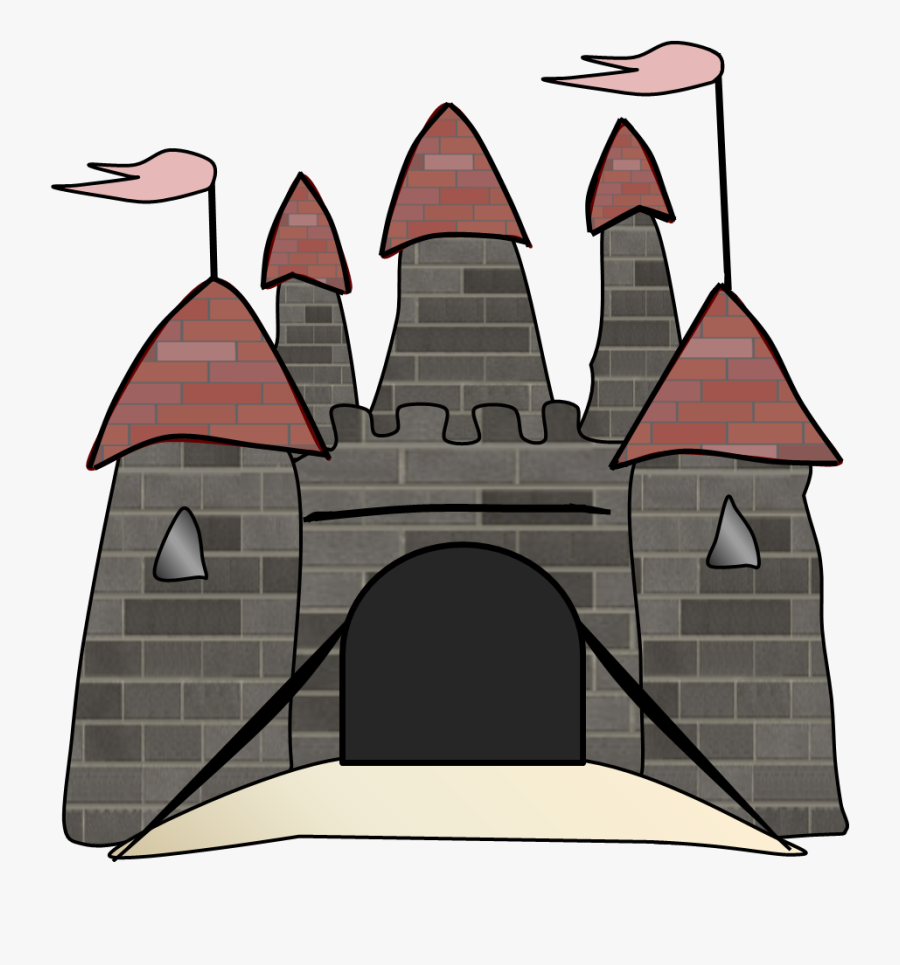 Disneyland Castle Clipart Free - Drawbridge Clipart, Transparent Clipart