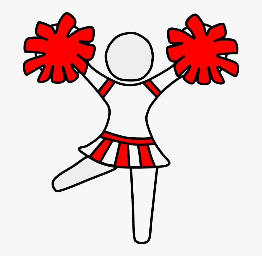 Cheerleader, Pom-poms - Cheerleader's Pom Pom Clipart, Transparent Clipart