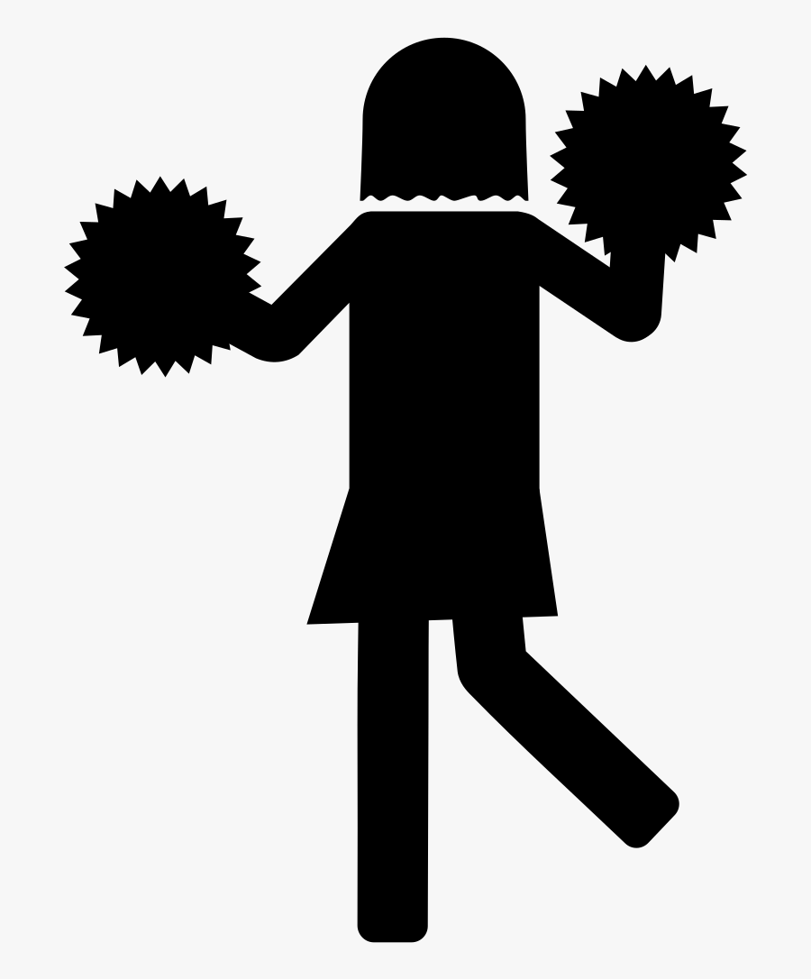 Cheerleader - Cheerleading Icon Png, Transparent Clipart