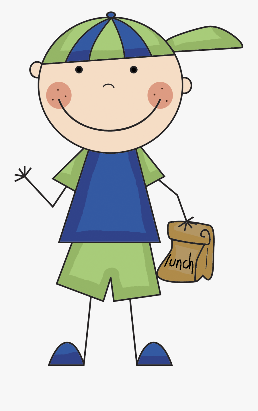 Boy Lunch Png - Boy Student Clipart, Transparent Clipart