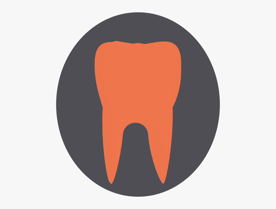 Orange Tooth Svg Clip Arts, Transparent Clipart