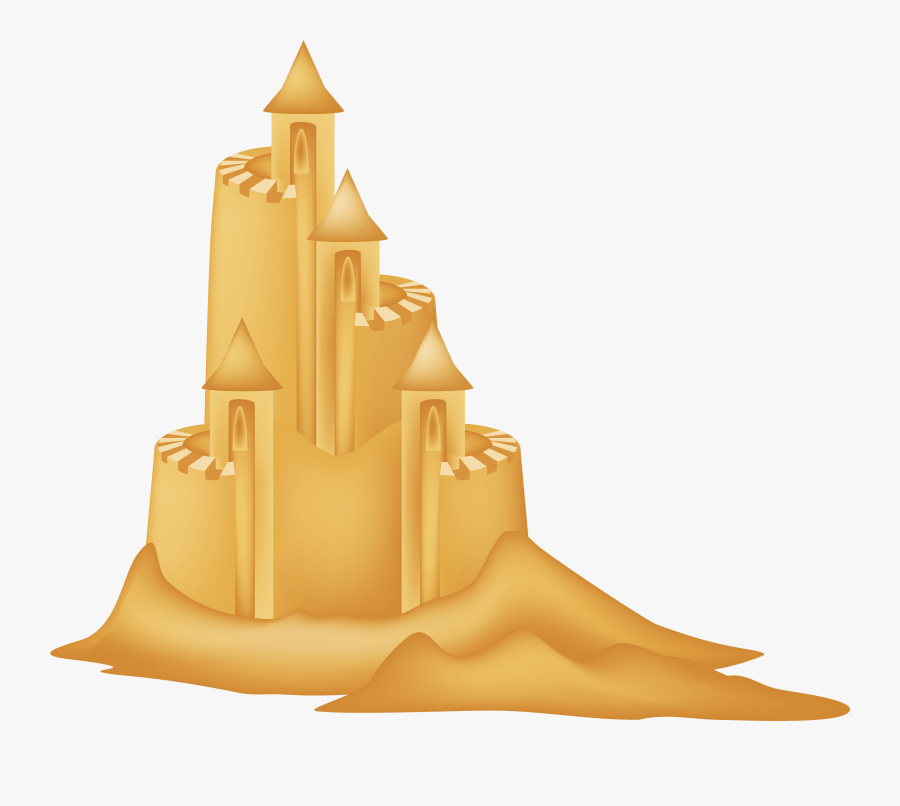 Sand Castle Clipart Picture - Sand Castle Vector Png, Transparent Clipart