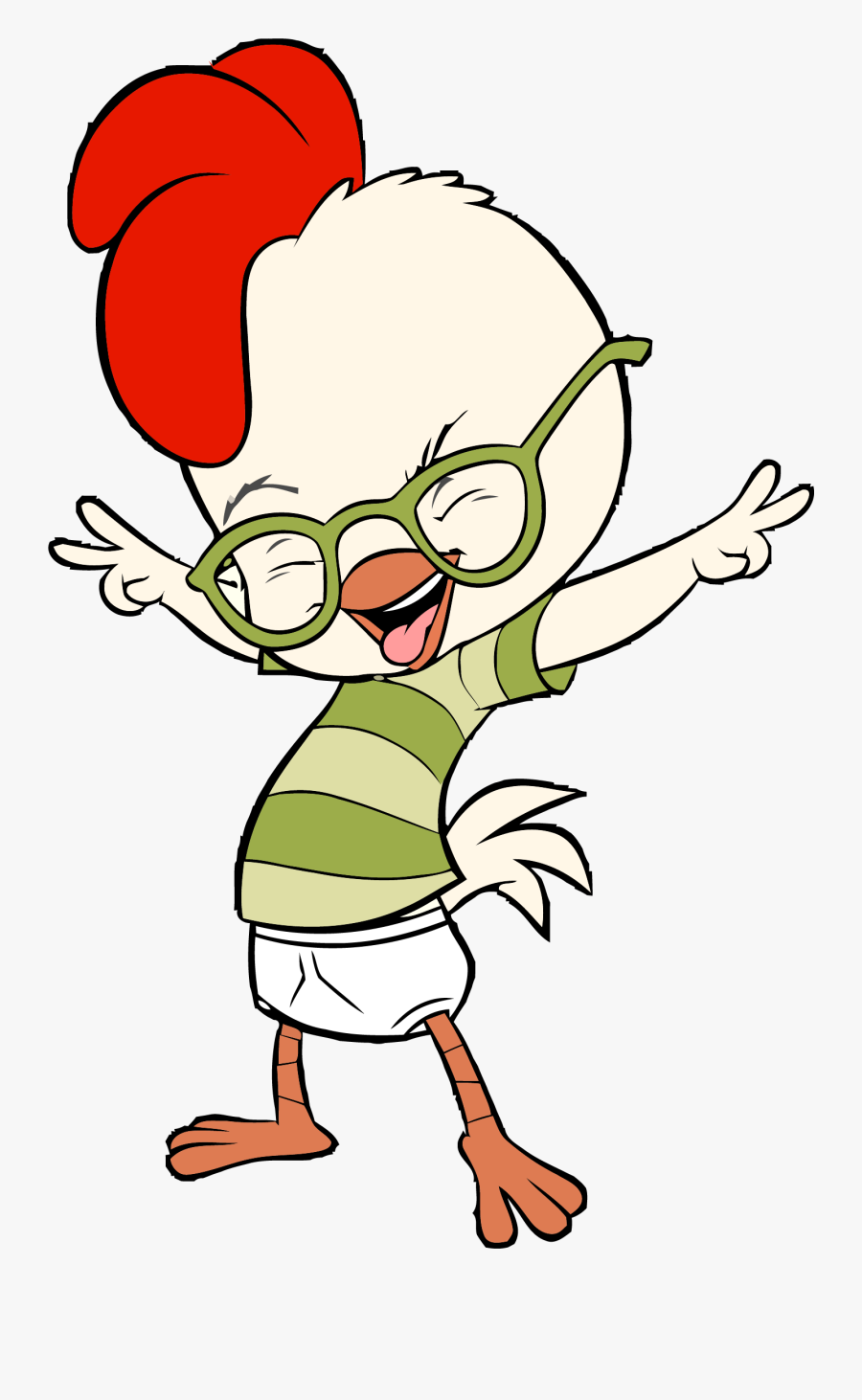 Chicken Little Crazy Happy Clipart Png - Chicken Little Drawings, Transparent Clipart