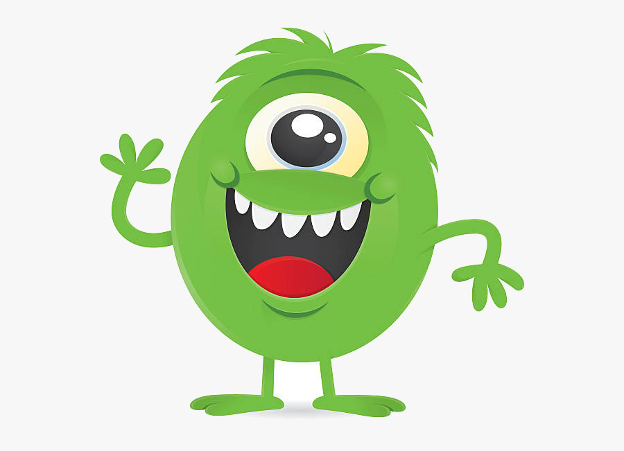 Alien Happy Clipart Transparent Png - One Eyed Alien Smiling, Transparent Clipart