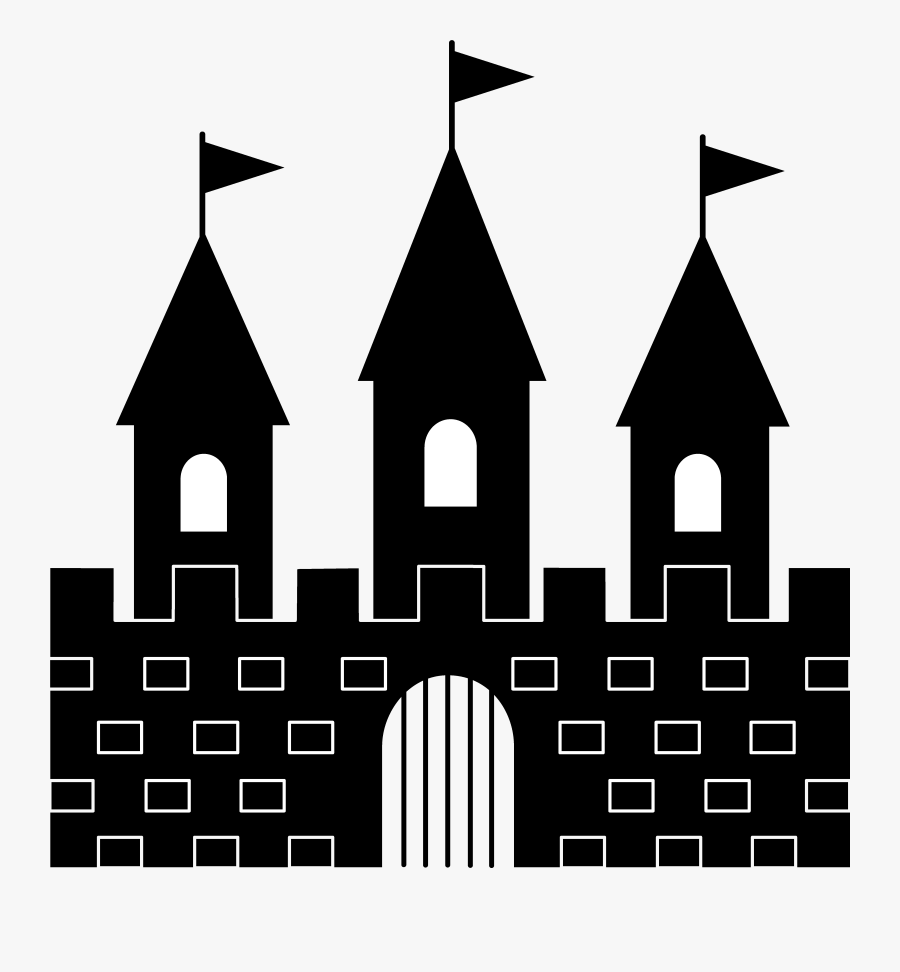 Disney Castle Black And White Transparent Clipart Library - Wham Music From The Edge, Transparent Clipart