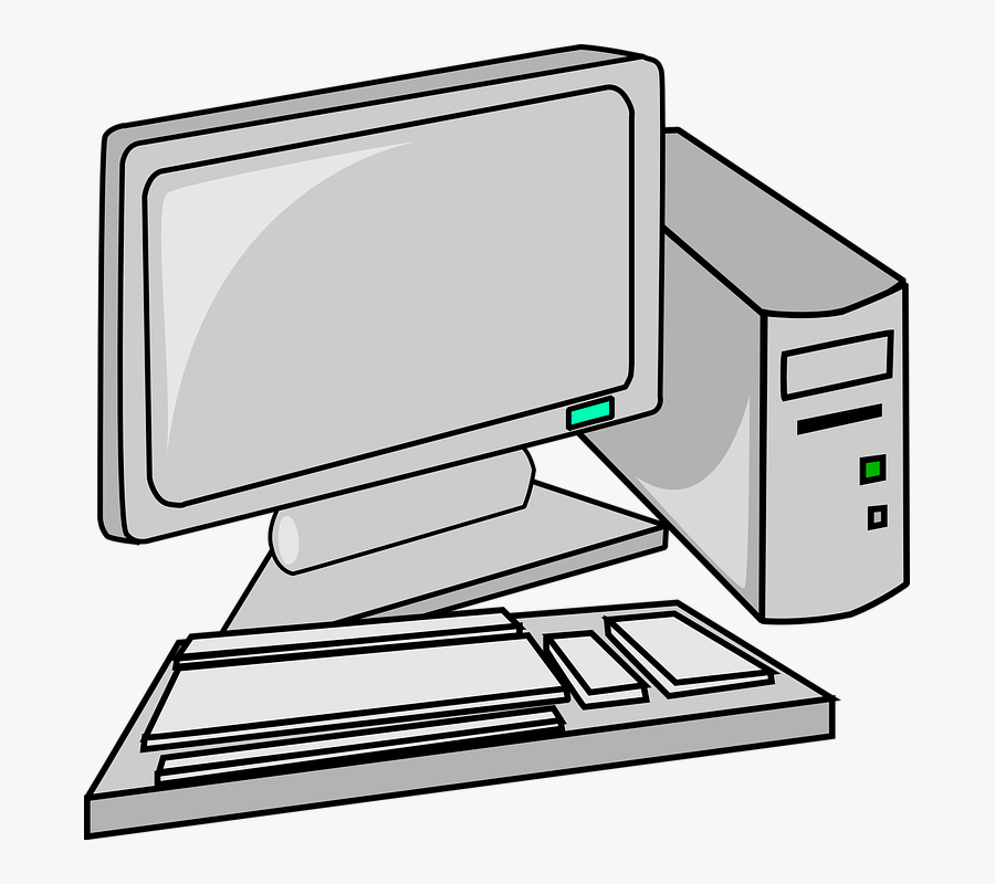 Computer - Clipart - Klipart Pc, Transparent Clipart