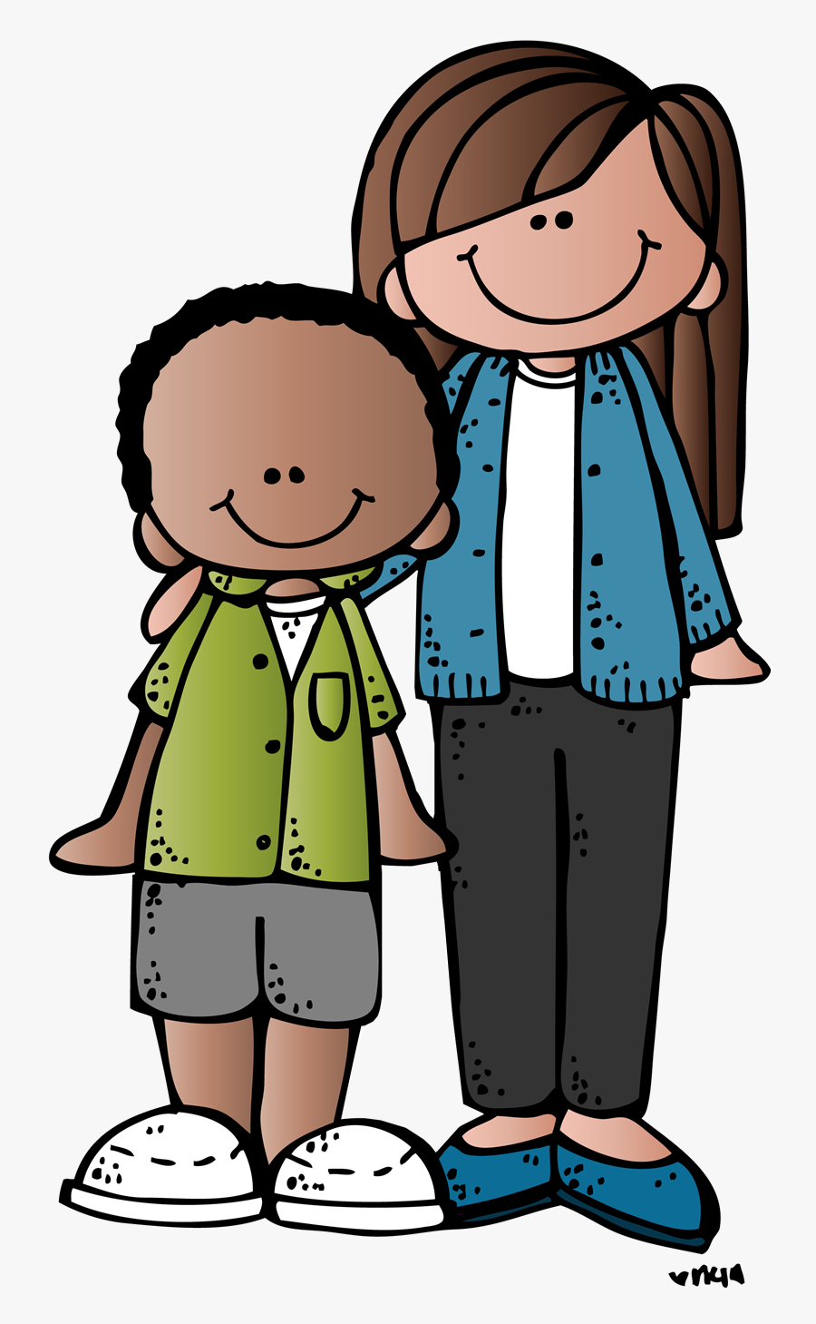 Melonheadz Illustrating Melonheadz Clipart Teacher And Student