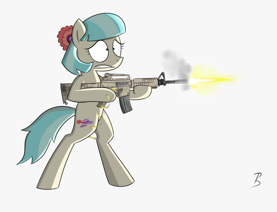 My Little Pony Clipart Gun Png - My Little Pony With Gun, Transparent Clipart