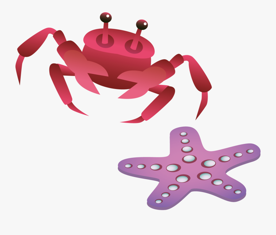 Crabs Clipart Stafish - Freshwater Crab, Transparent Clipart