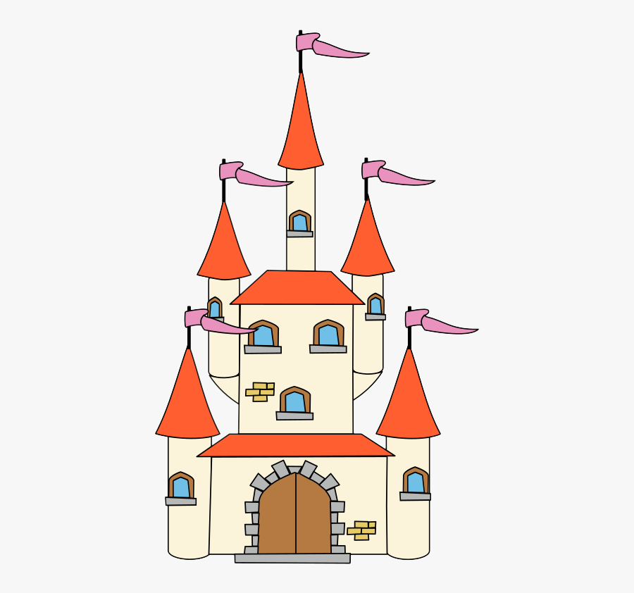 Free Fairy-tale Castle Clip A - Clip Art Fairy Tale Castle, Transparent Clipart