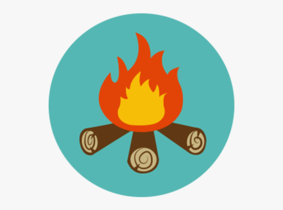 Campfire Clipart Camp Fire Image - Campfire Icon, Transparent Clipart