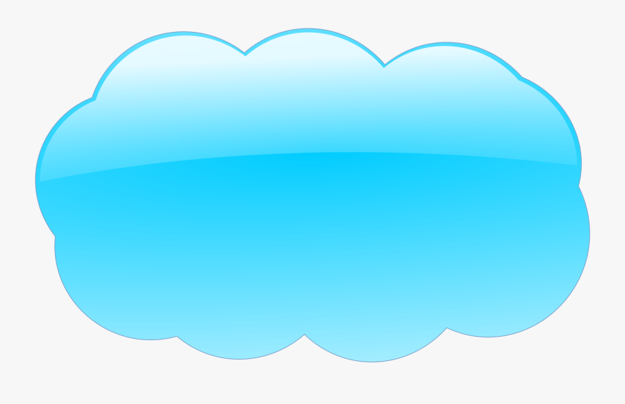 Cloud - Clipart - Sky Blue Cloud Clipart, Transparent Clipart