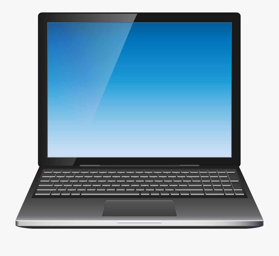 Free Laptop Transparent Clip Art Image - Clip Art Transparent Computer, Transparent Clipart