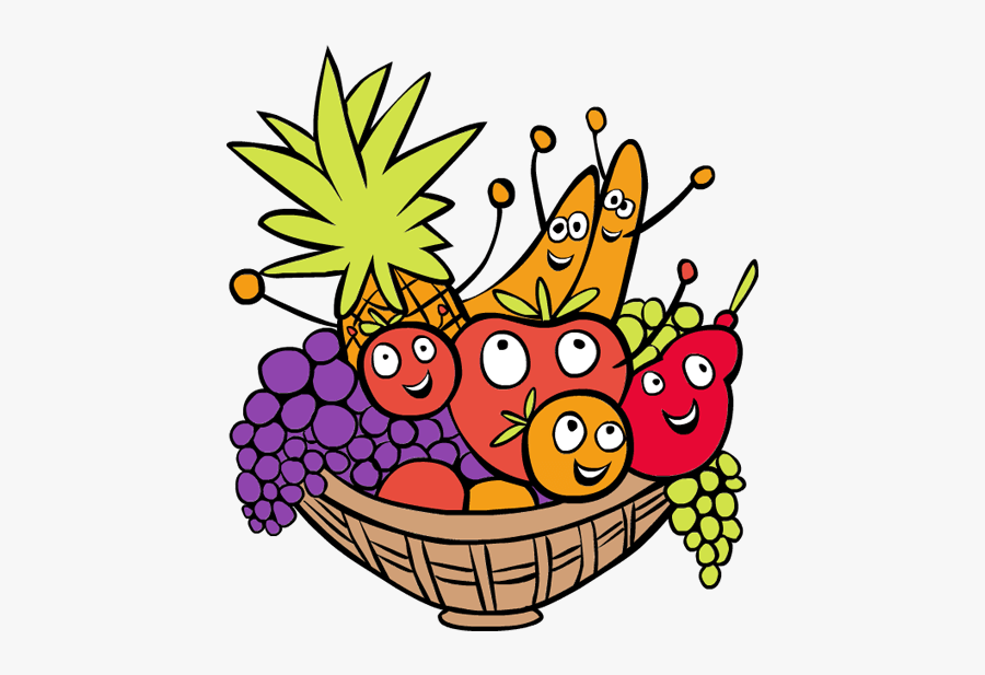 Clip Art Bowl Of Fruit Clip Art - Fruit Basket Clip Art, Transparent Clipart