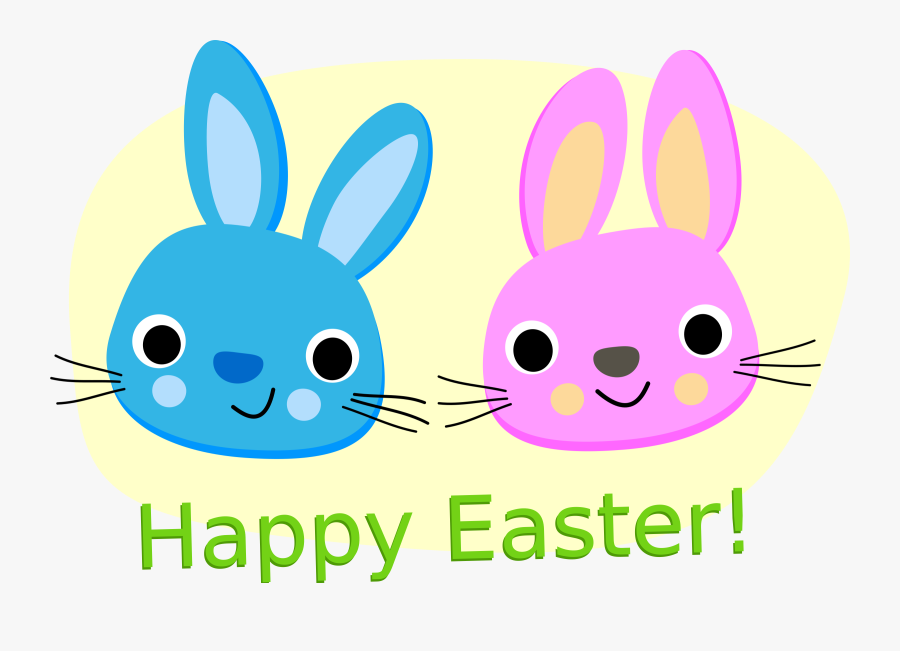 Happy Clipart Rabbit - Joyeuses Pâques, Transparent Clipart