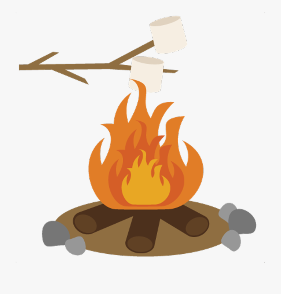 - Campfire With Smores Clipart - Clip Art Campfire Smores, Transparent Clipart