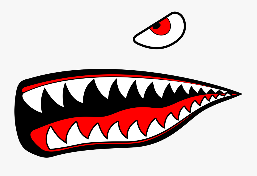 Transparent Jaws Png - Bape Shark Teeth Logo, Transparent Clipart